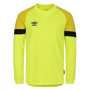 Umbro Mens Long-Sleeved Goalkeeper Jersey / Yellow/Black